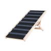 Dog Ramp, Folding Pet Ramp for Bed, Adjustable Dog Ramp for Small, Large, Old Dogs & Cats, Wooden Pet Ramp with 39.3" Long Ramp
